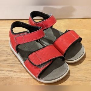 See Kai Run Red Toddler Sandals Sz 7